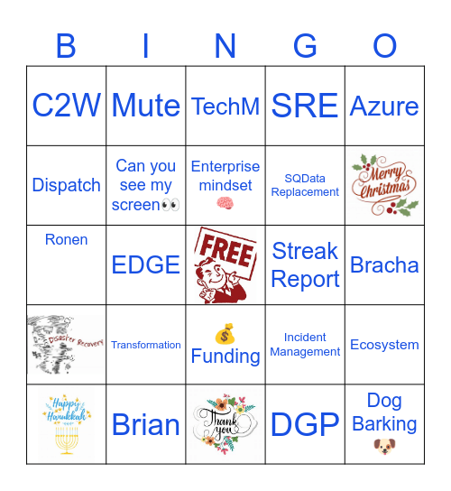 SDS Dispatch BINGO! Bingo Card