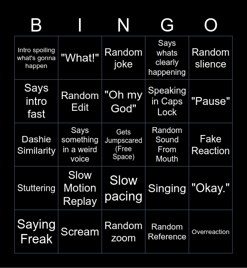 Patrik Gaming EWTP2 Bingo! Bingo Card