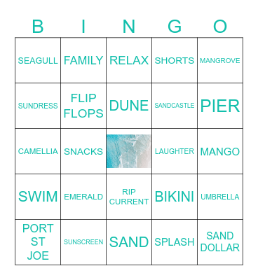 FORGOTTEN COAST BINGO Card