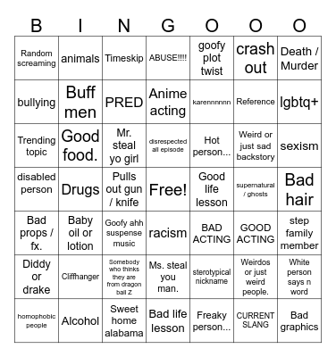 tt bingo Card