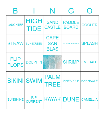 FORGOTTEN COAST BINGO Card