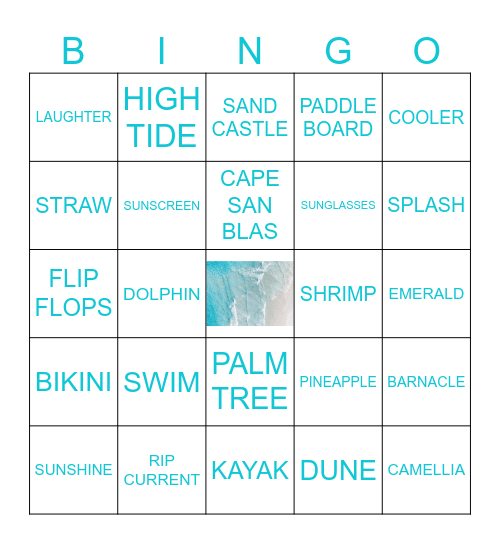 FORGOTTEN COAST BINGO Card