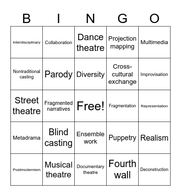 EA CT Word BINGO Card