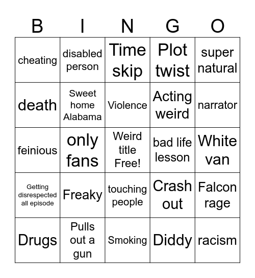 Tomorrows teaching Bingo Card