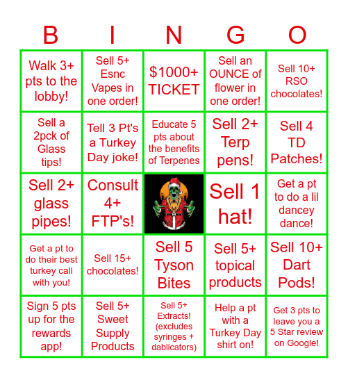 BLACK FRIDAY!!!!! Bingo Card