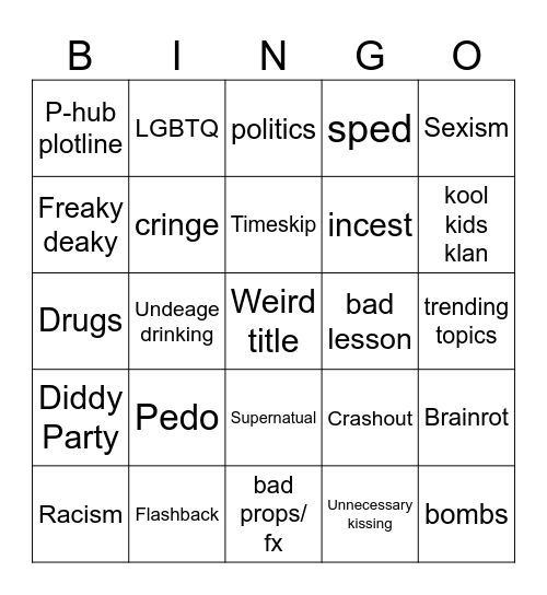 Tomorrows Teaching bingo Card
