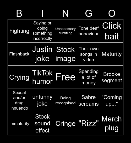 Norris Nuts Bingo 2 Bingo Card