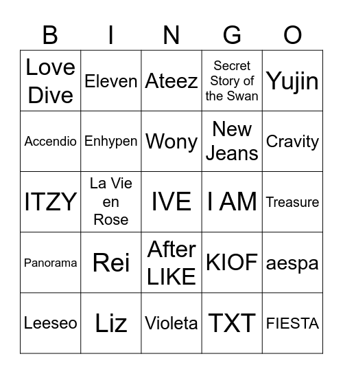 qreichan's Bingo Card