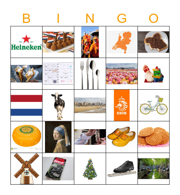 Nederland Bingo Card