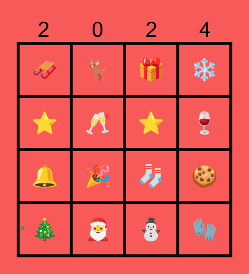 JULEBINGO Card