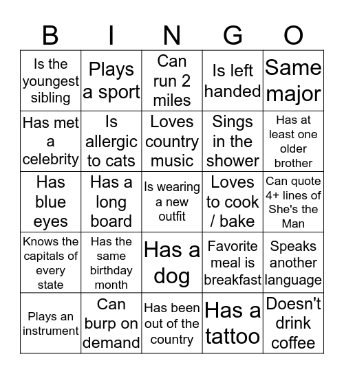 LIFE GROUP Bingo Card