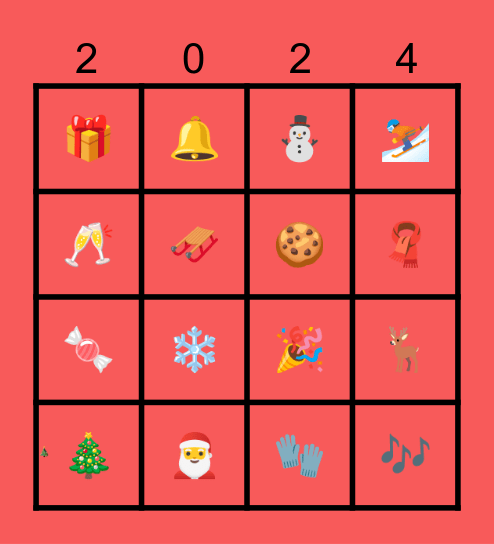 JULEBINGO Card