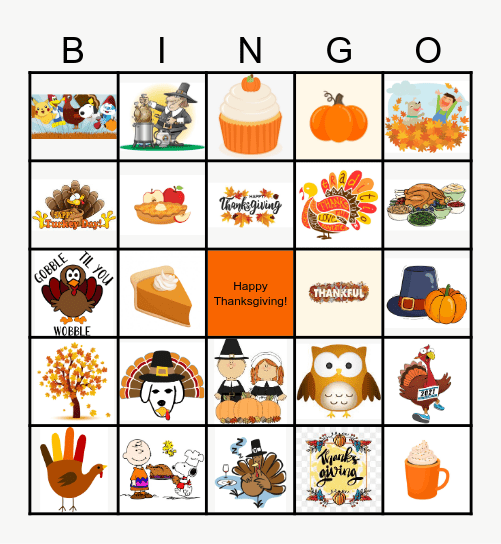 Ingram Micro Thanksgiving Bingo Card