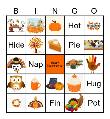 Ingram Micro Thanksgiving Bingo Card