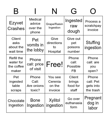 Thanksgiving BINGO Card
