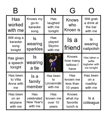 PAT 30 BINGO Card