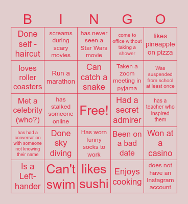 Time for Funn! Bingo Card