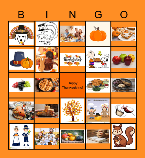 Ingram Micro Thanksgiving Bingo Card