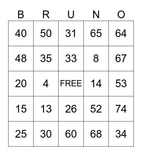 NECD YEAR END Bingo Card