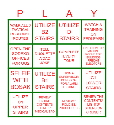 Holiday Bingo 🎄❄️- Evening Shift Bingo Card