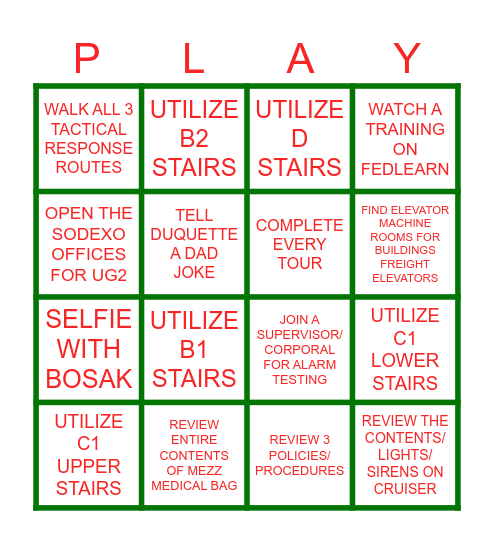 Holiday Bingo 🎄❄️- Evening Shift Bingo Card