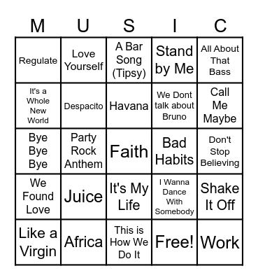 PAINT & SIP 2024 Bingo Card