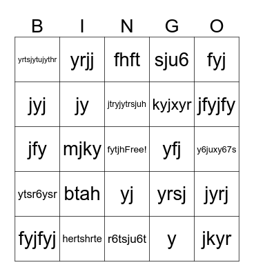 Copilot Bingo Test Bingo Card