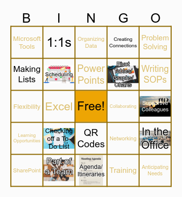 Thankful Thursday Eve Bingo Card