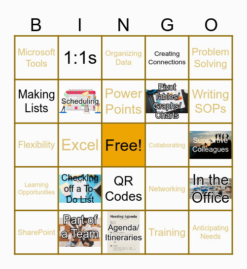 Thankful Thursday Eve Bingo Card