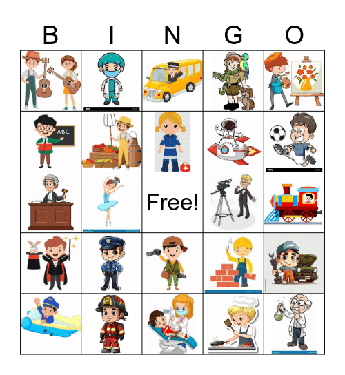 Who am I? Bingo Card