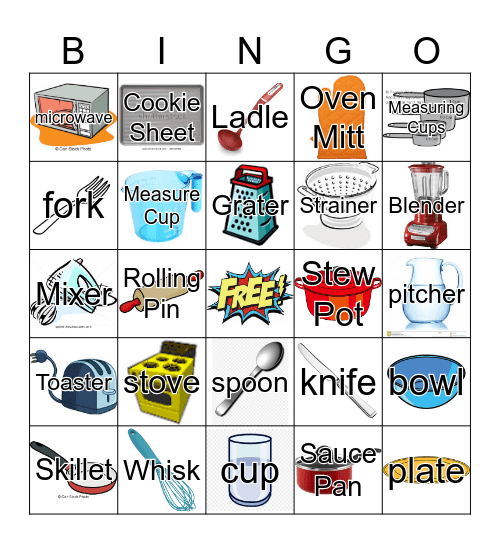 COOKING ESSENTIALS Bingo Card