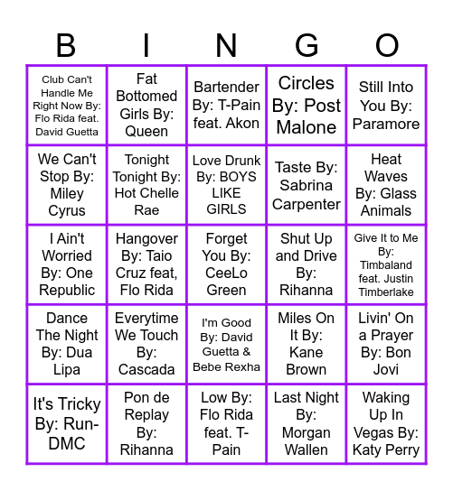 Blackout Round 3 Bingo Card