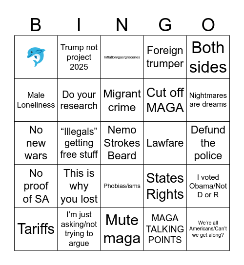 maga sucks bingo Card