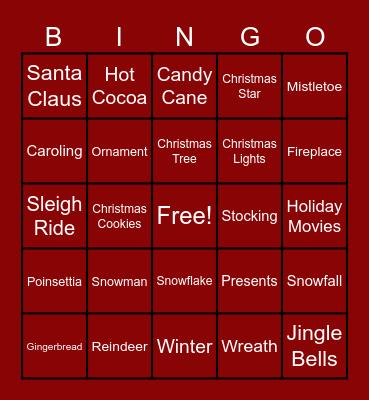 Virtual Bingo Card Bingo Card