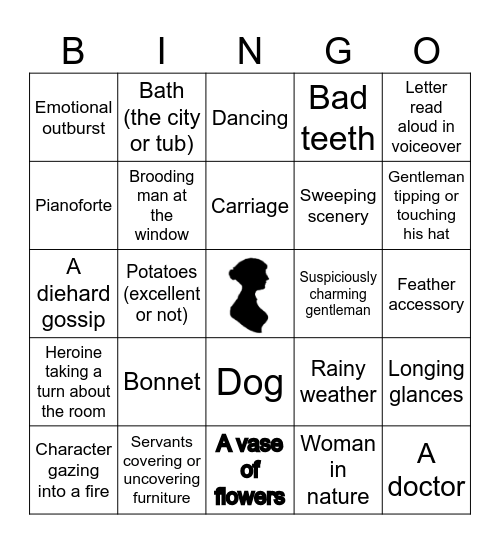 Jane Austen’s Bingo Card