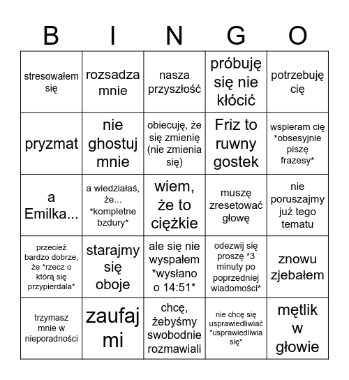 David "Not the birghtest" star Bingo Card