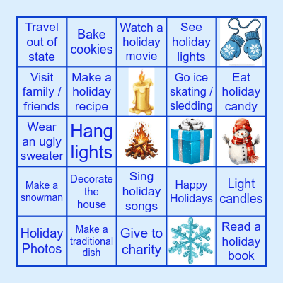 Winter Bingo Card