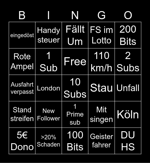 ETS WITH LUZ Bingo Card