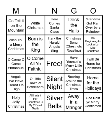 2024 Financial Mingo Bingo Card