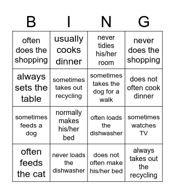 Find someone who... Bingo Card