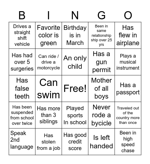 2024 Thanksgiving Day Icebreaker Bingo Card