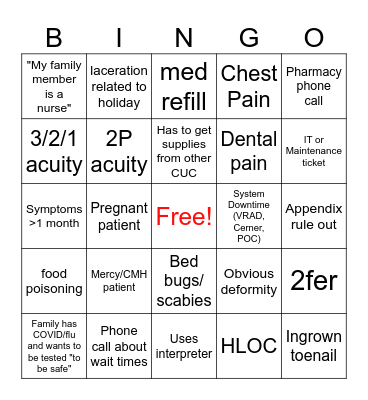 BLACK FRIDAY Bingo Card