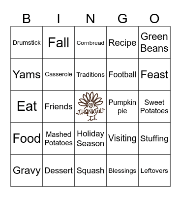 TURKEY! Bingo Card