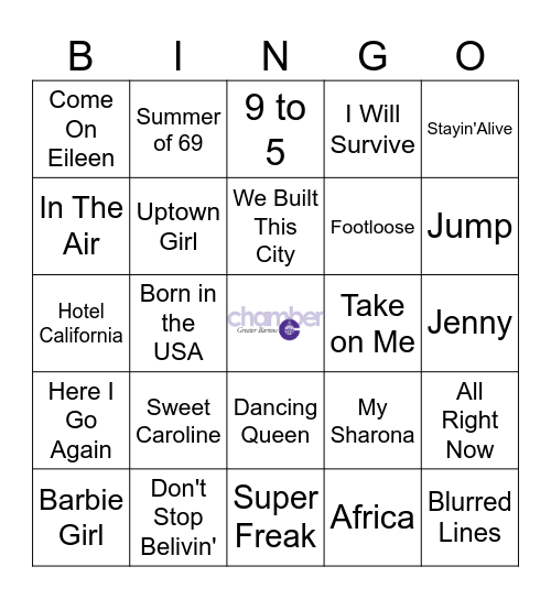 Greater Bartow Chamber Bingo Card