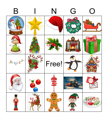 Christmas Bingo 12-19-2024 Bingo Card