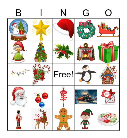 Christmas Bingo 12-19-2024 Bingo Card