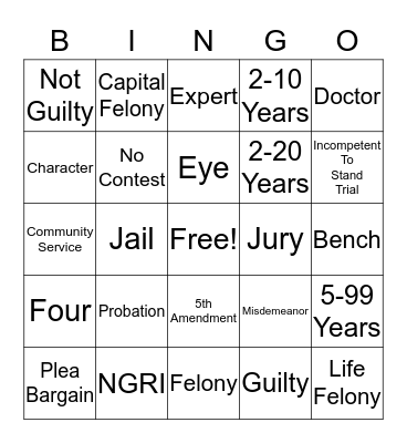 COMPETENCY Bingo Card