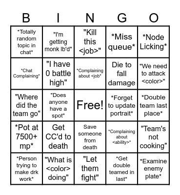 FL Bingo Card