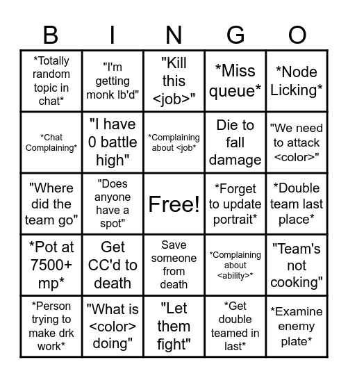 FL Bingo Card