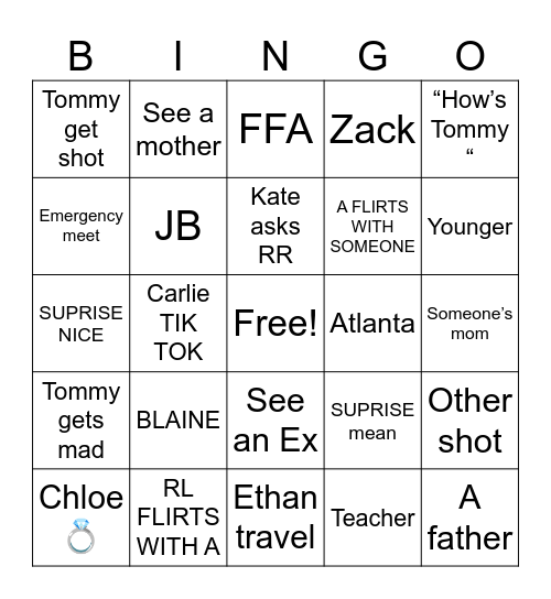 BLACKOUT WEDNESDAY Bingo Card